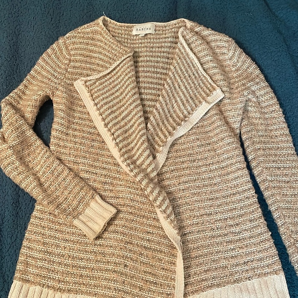 Sabine shawl neck cardigan sweater, size women’s XS